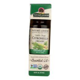 Nature's Answer - Organic Essential Oil - Citronella - 0.5 oz.